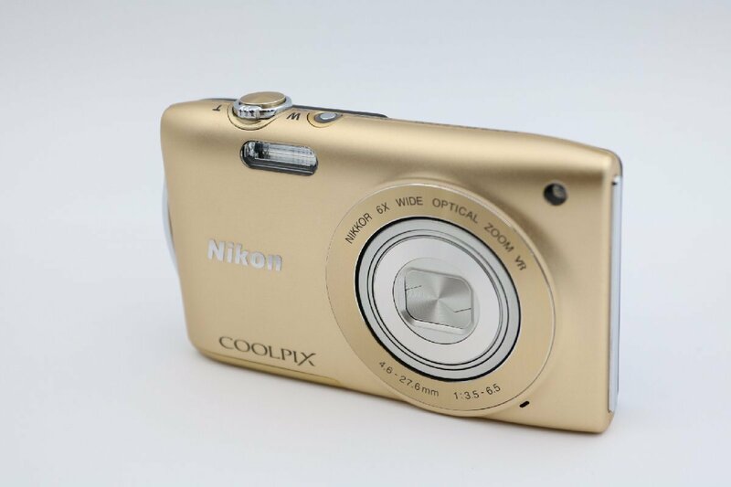 《動作保証》 Nikon ニコン coolpix クールピクス S3300 ゴールド 16.4メガピクセル 光学 広角6倍ズーム コンパクト デジタル カメラ