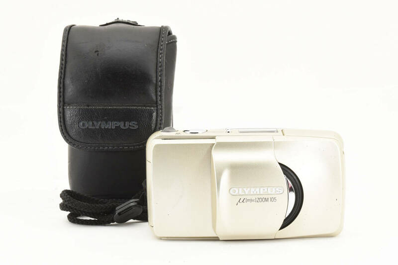 ★良品★ オリンパス OLYMPUS μ[mju:] ZOOM 105 ＋RC-100 ★専用ケース付き★ #003 #4042235 #086