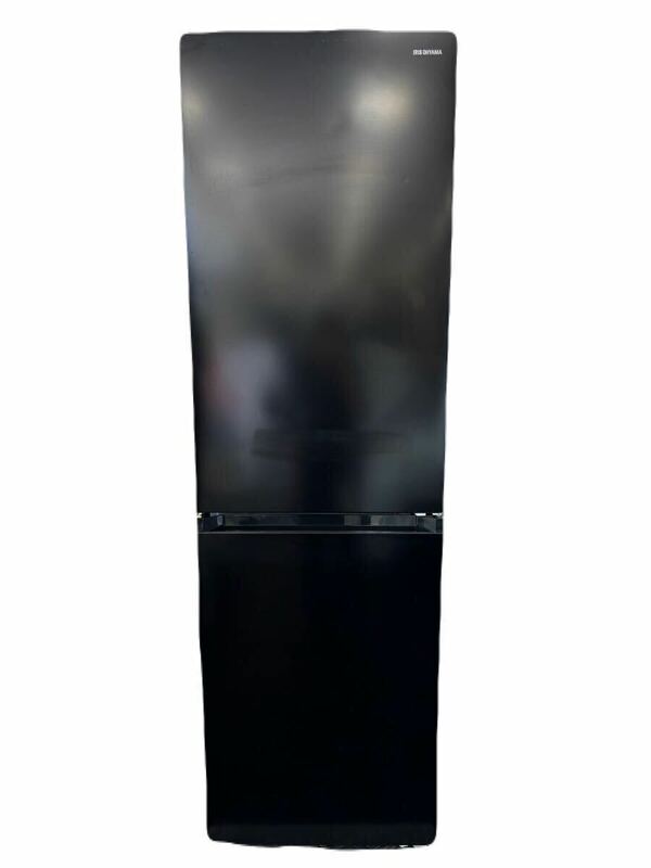 【現状品】5-53 IRIS OHYAMA アイリスオーヤマ ノンフロン冷凍冷蔵庫 IRSN-27A-B 2022年製 274L 2ドア ブラック 冷えOK！ 直接引取歓迎