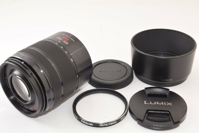 ★美品★ Panasonic パナソニック LUMIX G VARIO 45-150mm F4.0-5.6 ASPH. MEGA O.I.S. H-FS45150 2405040