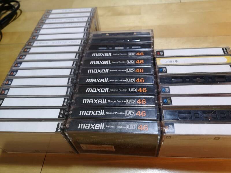 maxell UD46等　35本　録音済み①