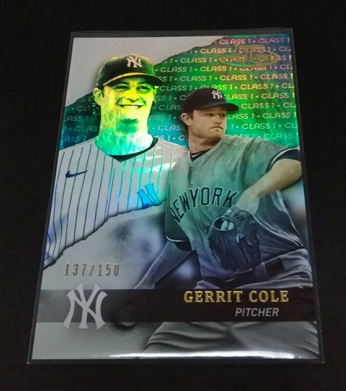 MLB 2020年topps Gold label ゲリット・コール(ヤンキース)150枚限定！ No,66。GERRIT COLE