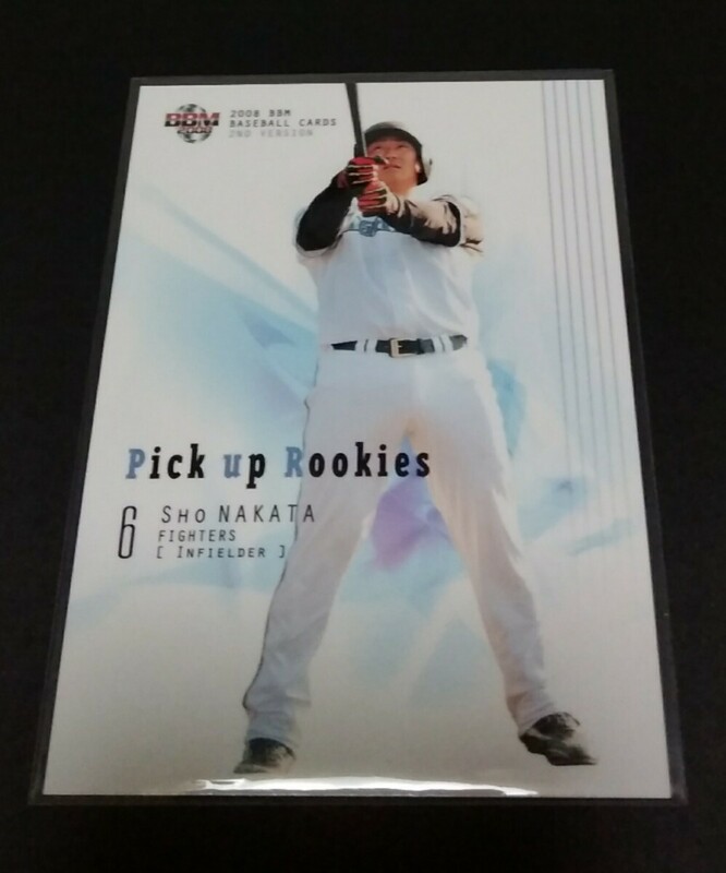 2008年BBM 2nd 中田翔(日本ハム)ルーキー！ Pick up Rookies。No,758。