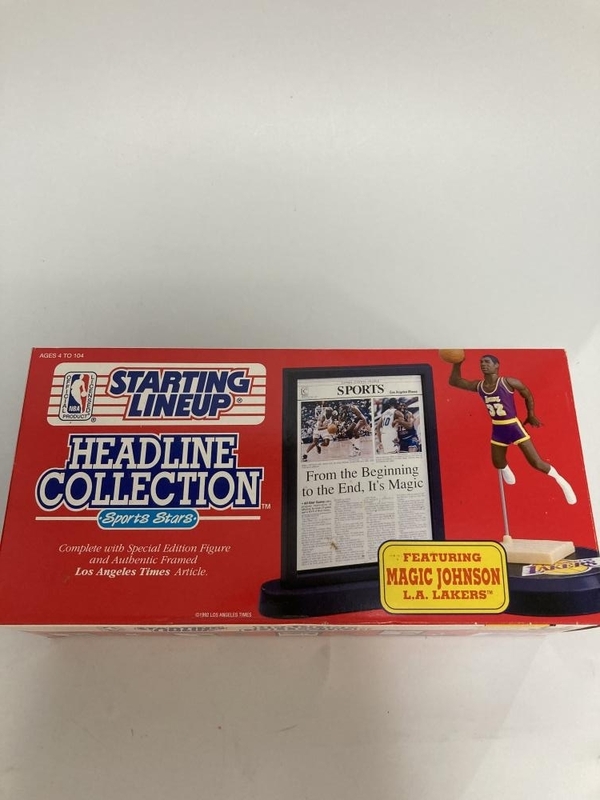 STARTING LINEUP HEAD LINE COLLECTION FEATURING MAJIC JOHNSON LAKERS 　14433