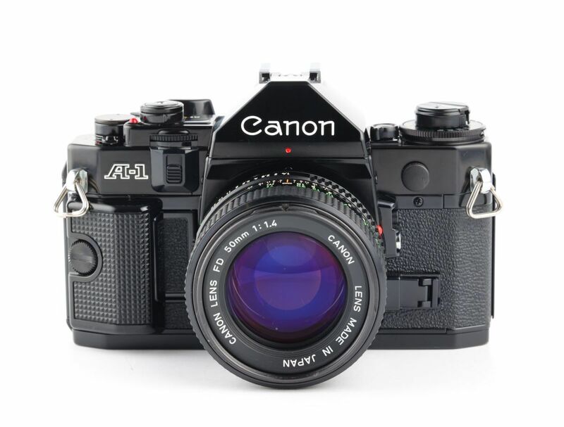 06735cmrk Canon A-1 + New FD 50mm F1.4 MF一眼レフ フイルムカメラ 標準レンズ
