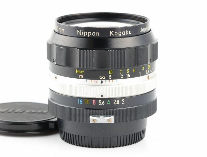 06748cmrk Nikon NIKKOR-O Auto 35mm F2 非Ai 単焦点 広角レンズ Fマウント