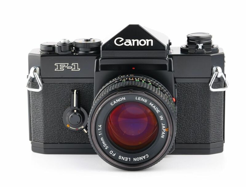 06236cmrk 【ジャンク品】Canon F-1 + New FD 50mm F1.4 MF一眼レフ フィルムカメラ
