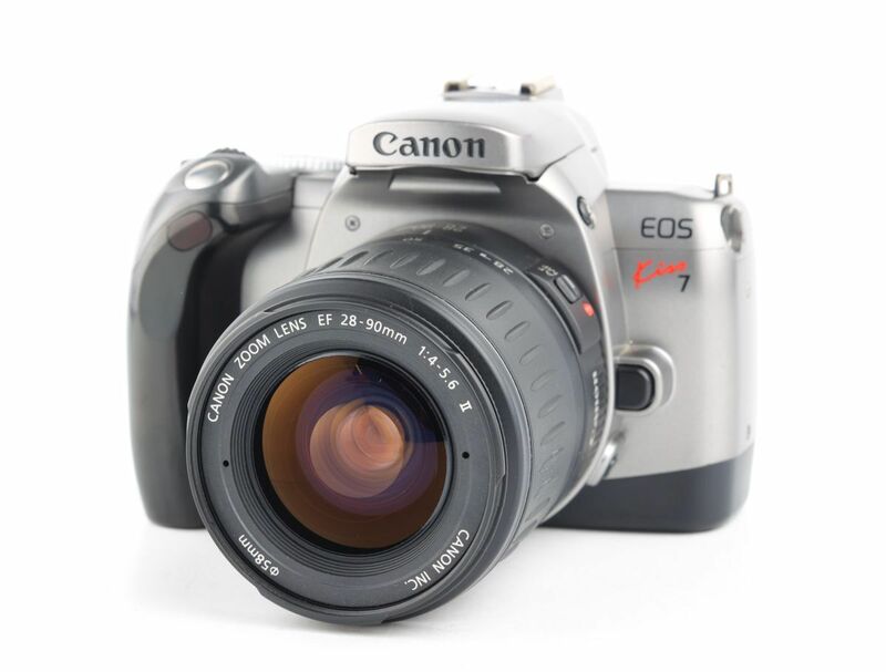 07135cmrk Canon EOS Kiss 7 + EF 28-90mm F3.5-5.6 USM フイルム一眼レフカメラ 標準ズームレンズ EFマウント