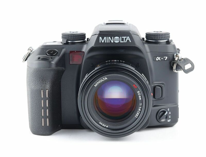 07149cmrk MINOLTA α-7 + AF 50mm F1.4 AF一眼レフ フイルムカメラ 標準レンズ αマウント