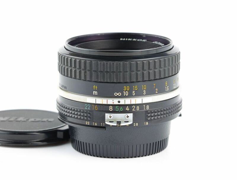 07211cmrk Nikon Ai NIKKOR 50mm F1.8 単焦点 標準レンズ Fマウント