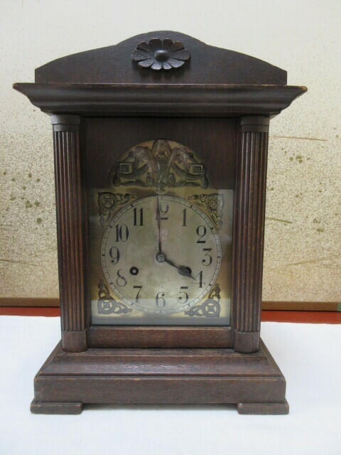 ユンハンス ＪUNGHANS振り子置時計 木製枠 ドイツ製 宮殿時計