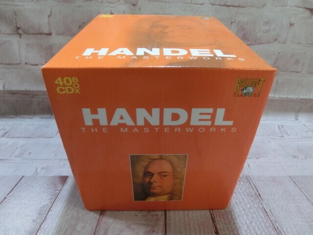 BOK【II-10】【60サイズ】▲HANDEL THE MASTERWORKS/40CD BOX/箱に傷や汚れあり/クラシック