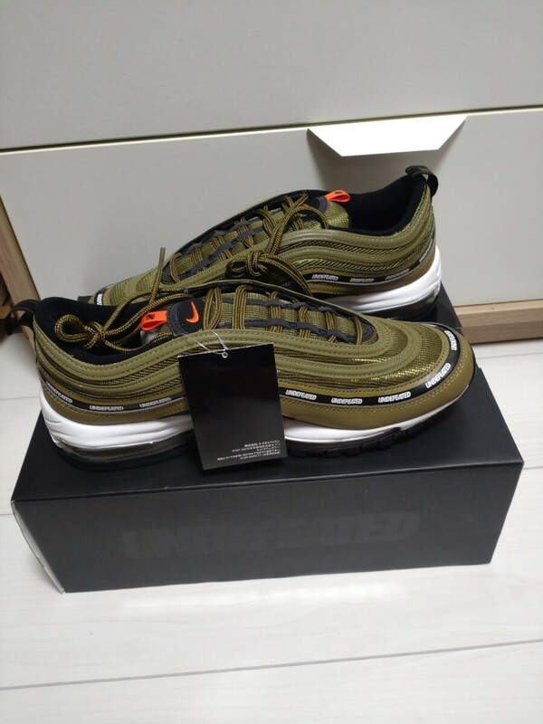 Undefeated x nike air max 97 28cm 