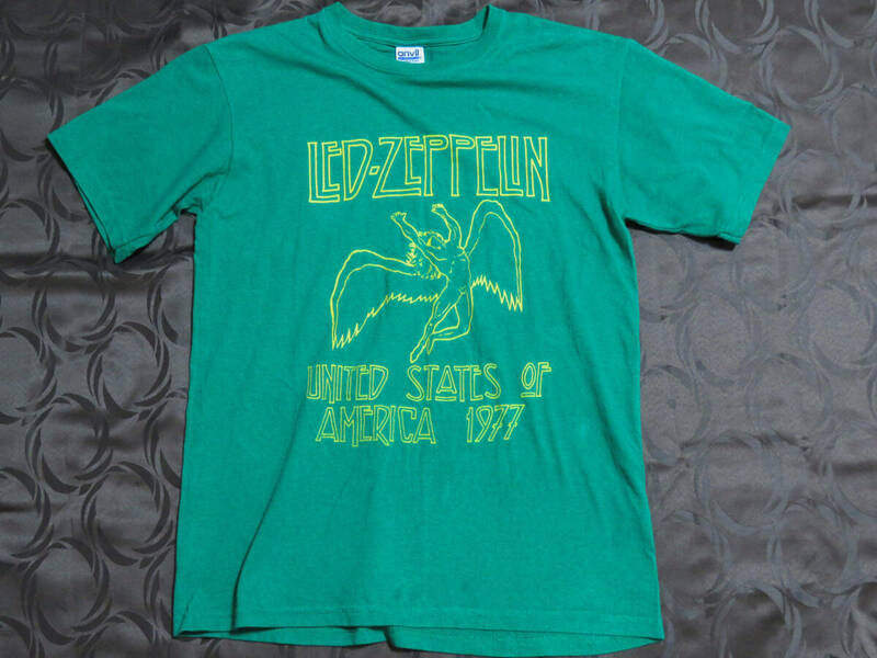 ★超レア★ LED ZEPPELIN U.S. TOUR 1977 Tシャツ（グリーン）