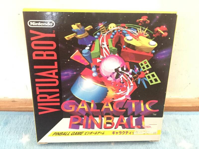 バーチャルボーイ　ソフト　ギャラクティックピンボール　Nintendo　VIRTUAL BOY　Galactic Pinball　新品　1995年頃のレトロゲーム