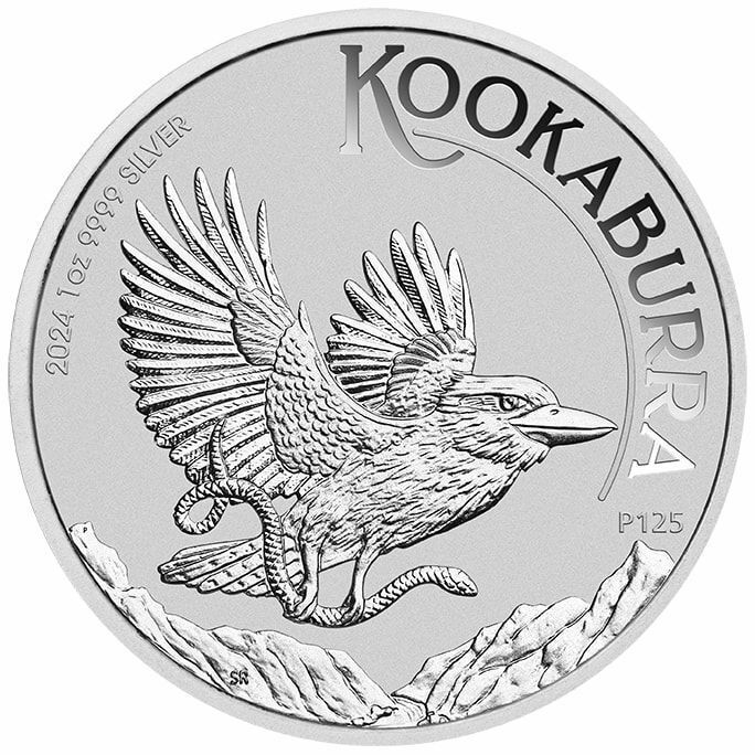 [保証書・カプセル付き] 2024年 (新品) オーストラリア「クッカバラ・ワライカワセミ」純銀 1オンス 銀貨