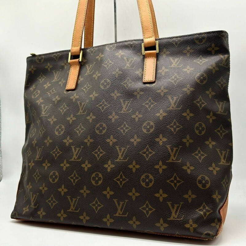 【美品】 ルイヴィトン LOUIS VUITTON トートバッグ モノグラム カバメゾ ハンドバッグ ショルダー メンズ レディース ビジネス M51151 鞄