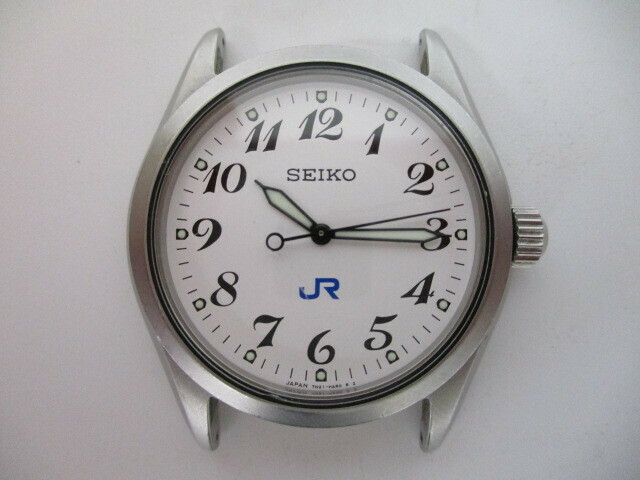 5-63　レア　JR西日本　車掌　腕時計　JRロゴ　稼働品　WEST　2019年　鉄道放出品