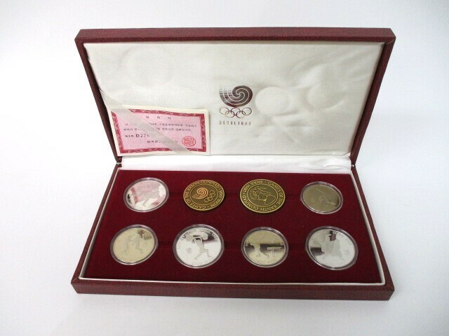 【5-96】SEOUL1988 ソウルオリンピック 1988年 記念硬貨セット 1000WON 2000WON