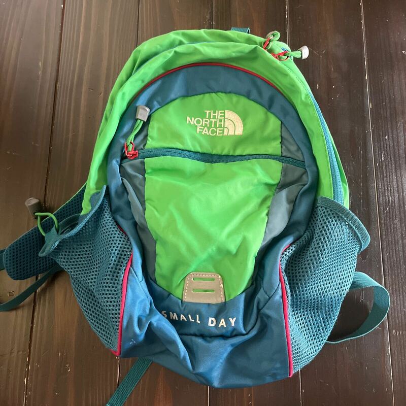 THE NORTH FACE★ノースフェイス★リュックサック★リュック★キッズ★中古★SMALL DAY★グリーン★ブルー