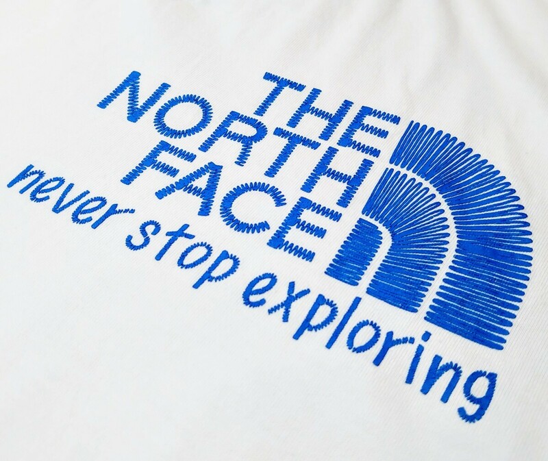 THE NORTH FACE★ザノースフェイス ホワイトレーベル【NEVER STOP EXPLORING】両面プリント Tシャツ 