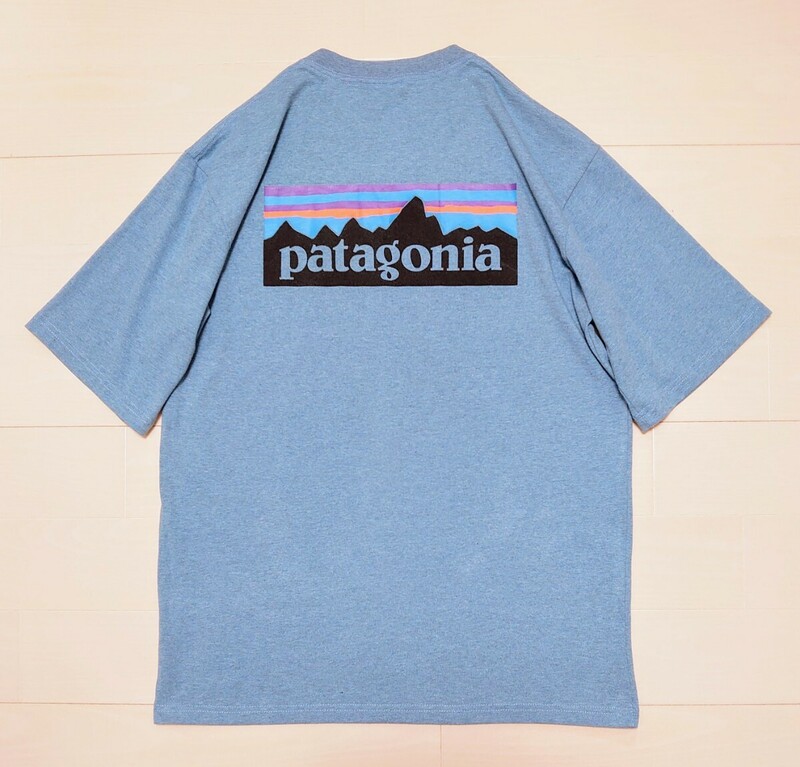 patagonia★P-6 Logo Responsibili-Tee パタゴニア レスポンシビリティ ロゴ Tシャツ 半袖 メンズ M