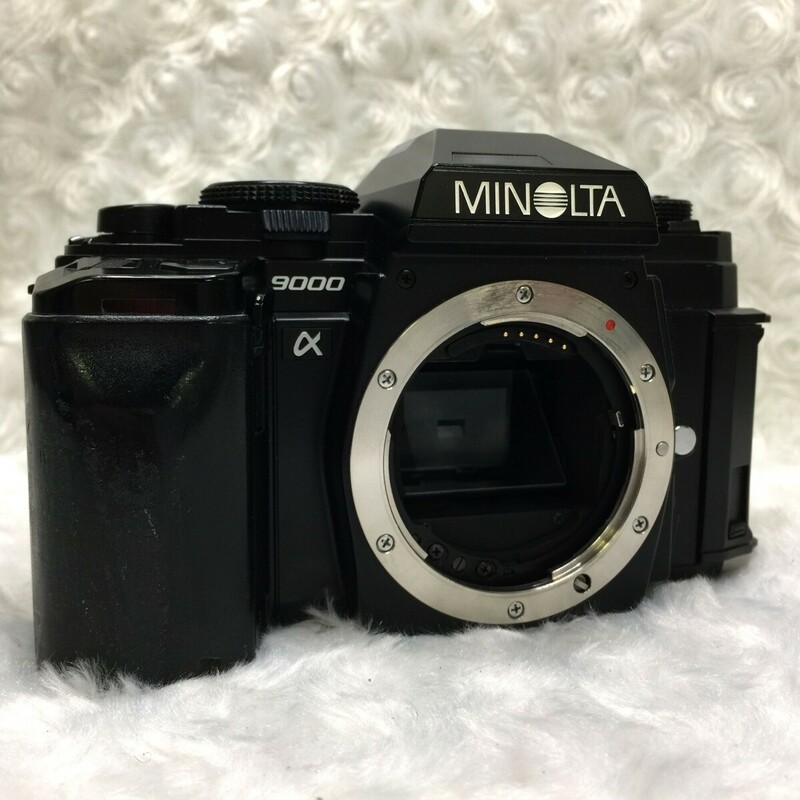 MINOLTA α-9000 ミノルタ αマウント 35mm AF一眼レフカメラ スポット測光 手動巻き上げ コンティニュアスAF ジャンク品 ／ 05-01086