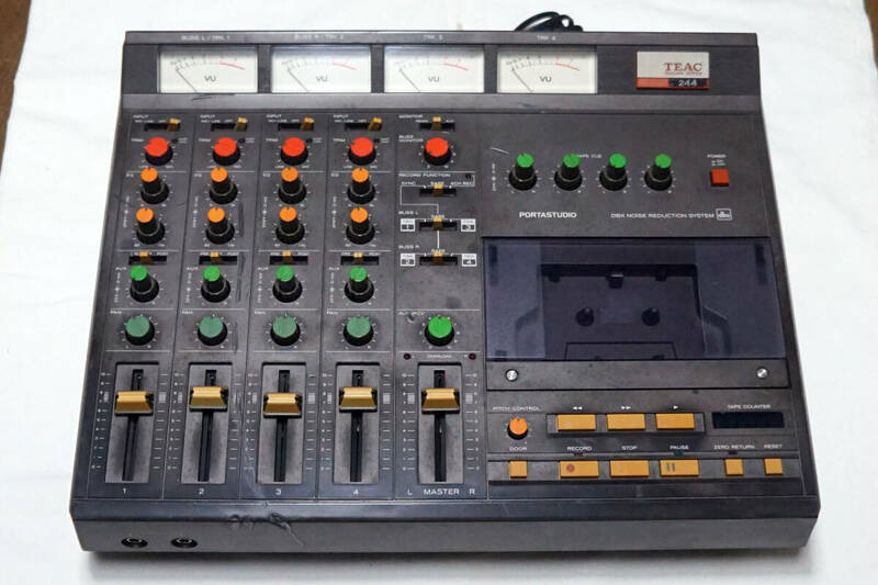 名機！TEAC TASCAM 244 カセット マルチトラックレコーダー ティアック メンテナンス 整備品 