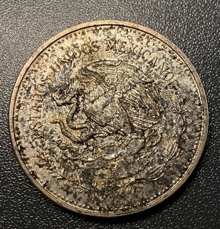 1985メキシココイン　コイン　硬貨　古銭　美品　レア