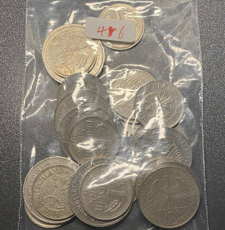 ドイツコインまとめ計46マーク　コイン　硬貨　古銭　美品　レア
