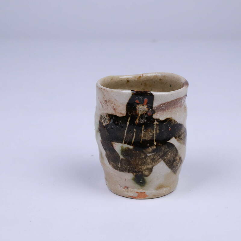 乾山作 湯杯 酒器 茶道具 在銘 骨董 美術品 古美術 時代品 時代物