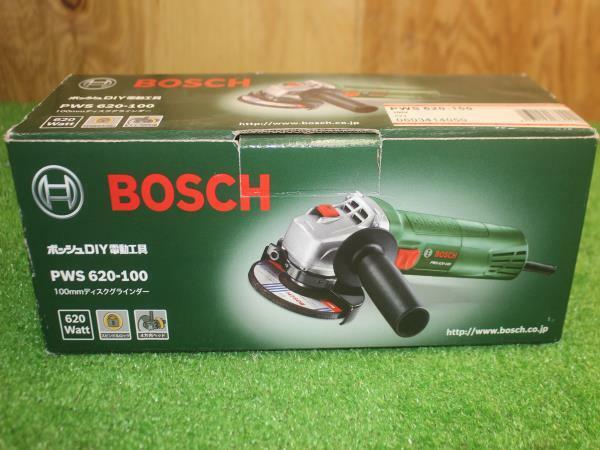 5048 未使用品 BOSCH ボッシュ PWS 620-100 100ｍｍ ディスクグラインダー DIY電動工具