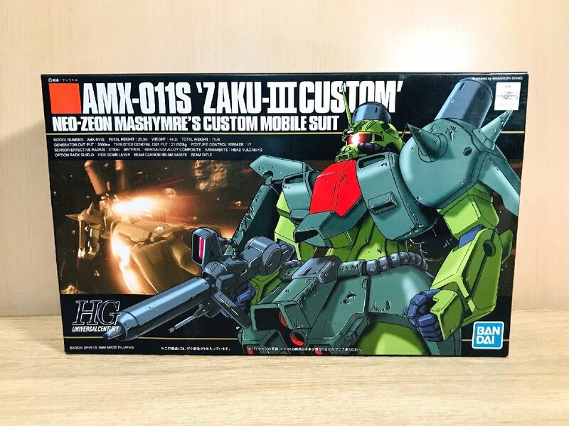 【未組立】BANDAI バンダイ 1/144 AMX-011S「ザクIII改」HG 機動戦士ガンダムZZ プラモデル