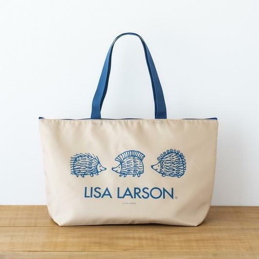 リサラーソン LISA LARSON 超どデカ! 保冷トートバッグ ハリネズミ3兄弟 大きなバッグ