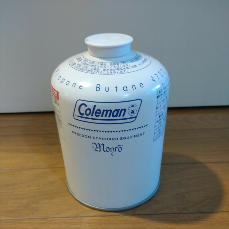 【値下げ】Coleman ガス缶 カートリッジOD缶モンローインディゴ展示用空