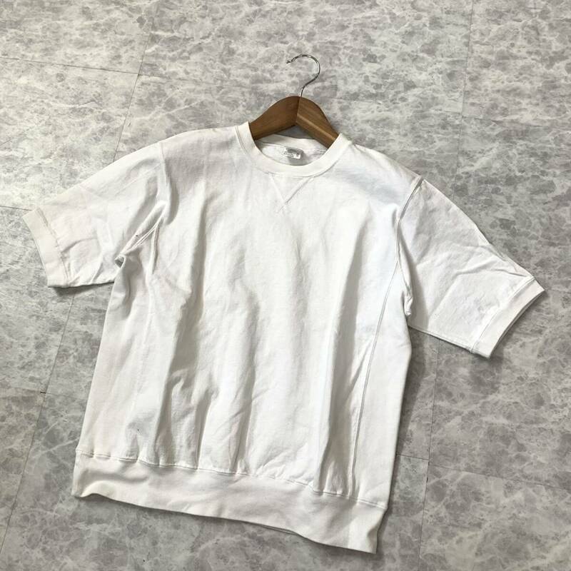 X ▼ 都会のカジュアルウェア '着心地抜群' CAMBER キャンバー USA製 コットン100% 半袖 スウェット Tシャツ size:L メンズ トップス WHITE