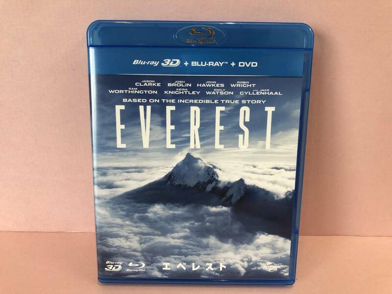 [Blu-ray] エベレスト 3Dブルーレイ+ブルーレイ+DVDセット 中古品 syydv074670