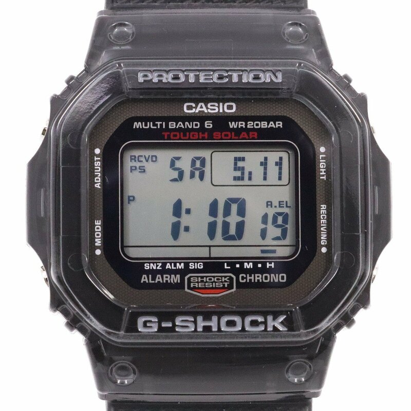 【美品】カシオ G-SHOCK ソーラー電波 メンズ 腕時計 カーボンファイバーバンド GW-S5600U-1JF【いおき質店】