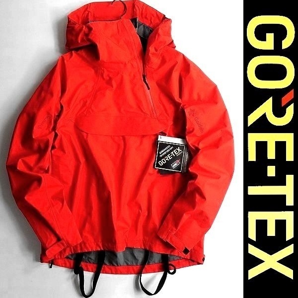 GOLDWIN ゴールドウィン 新品 定価7.7万 防水×透湿 GORE-TEX フーデッド プルオーバー シェルジャケット GM01300P VM M ▲100▼bus9363e