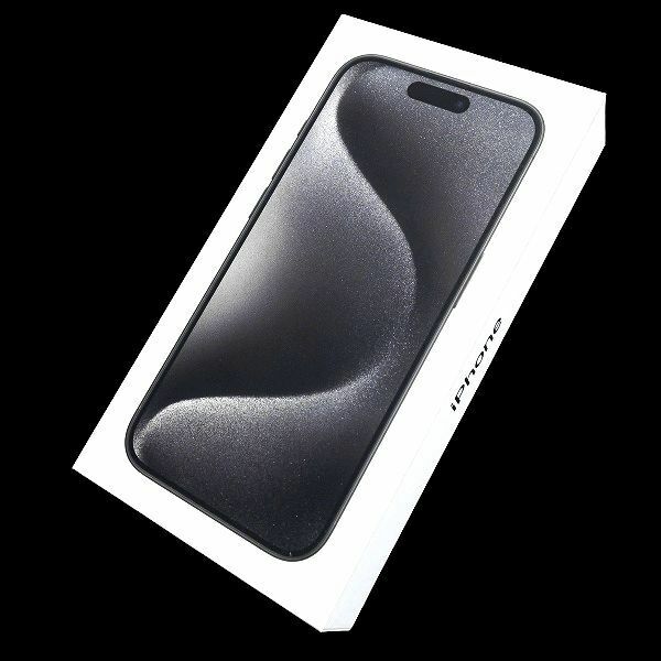 未開封 iPhone15 pro 256GB ブラックチタニウム スマホ スマートフォン アイフォン SIMフリー MTUC3J/A ▲000▼bus165gi