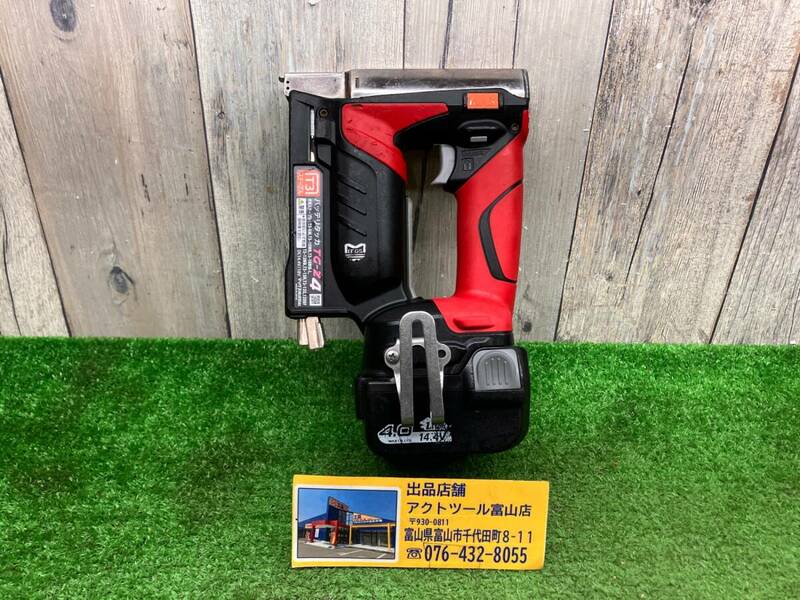 【中古品】◇MAX マックス 充電式 バッテリ タッカ TG-Z4 　P-L91440A　1個　14.4v 4.0Ah◇アクトツール富山店◇I