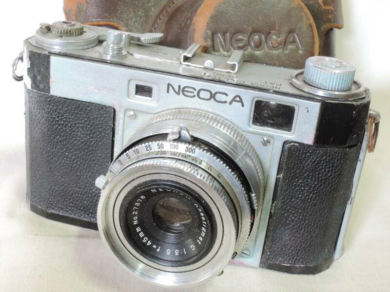 ジャンク(修理/部品取りなどに) ネオカ／NEOCA 35 2S/ⅡS (NEOKOR Anastigmat 45mm f3.5) ケース付