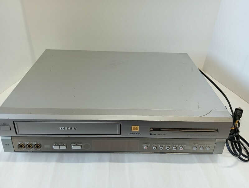 TOSHIBA　東芝　A-F40G1 HDD VHS 一体型　レコーダーVHSビデオデッキ　説明書付