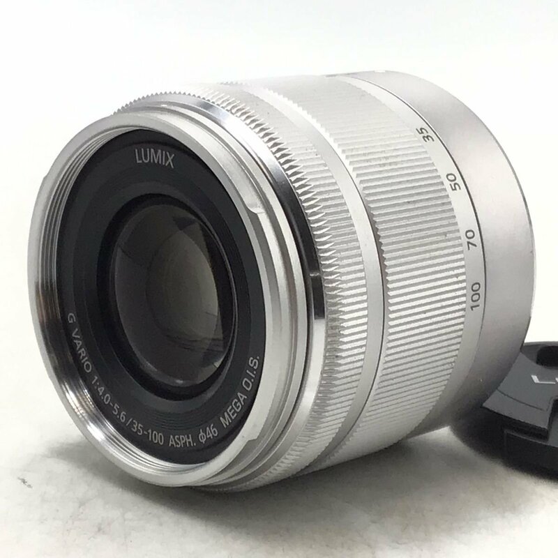 カメラ Panasonic Lumix G VARIO 35-100mm F4.0-5.6 ASPH. MEGA O.I.S. ミラーレス一眼レフ レンズ ジャンク品 [2291JC]