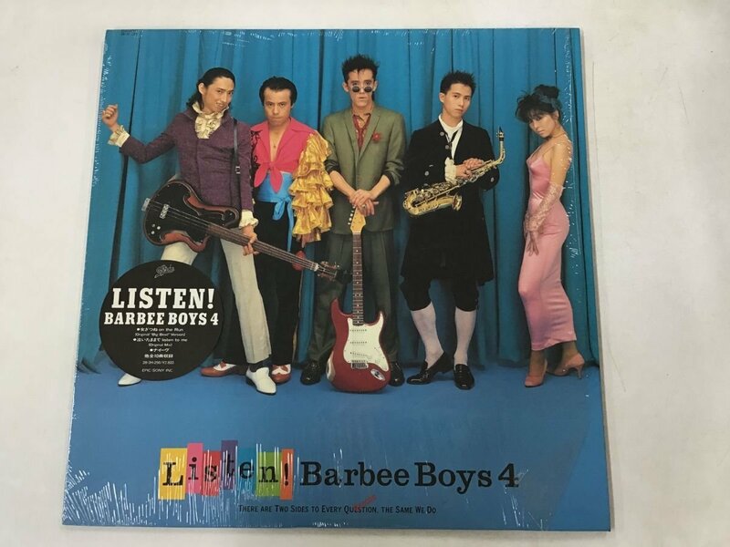 美品 LP / BARBEE BOYS / LISTEN! BARBEE BOYS 4 / シュリンク [0485RS]