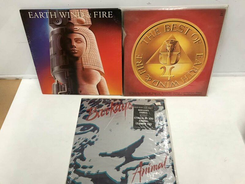 LP EARTH WIND & FIRE BAR-KAYS レコード まとめ 帯付含 3点セット [1023EH]【TB】