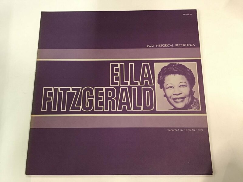 美品 LP / ELLA FITZGERALD / JAZZ HISTORICAL RECORDINGS [0820RS]