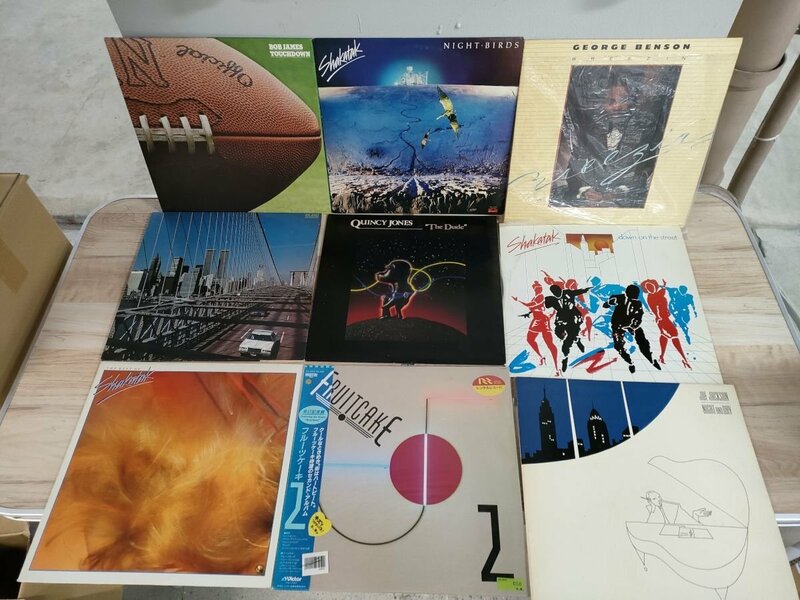 LP クインシージョーンズ JAZZ FUSION ジャズ フュージョン レコード まとめ 帯付含 9点セット [1097EK]