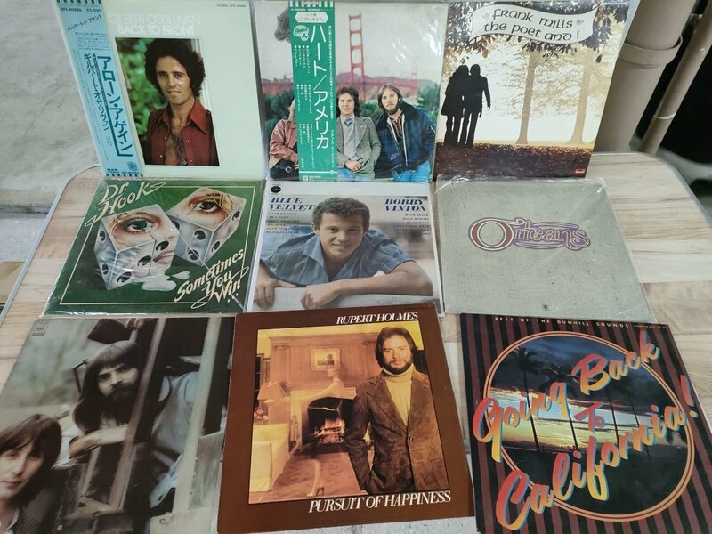 LP 洋楽 男性アーティスト ROCK POPS ロック ポップス レコード まとめ 帯付含 9点セット [1075EK]