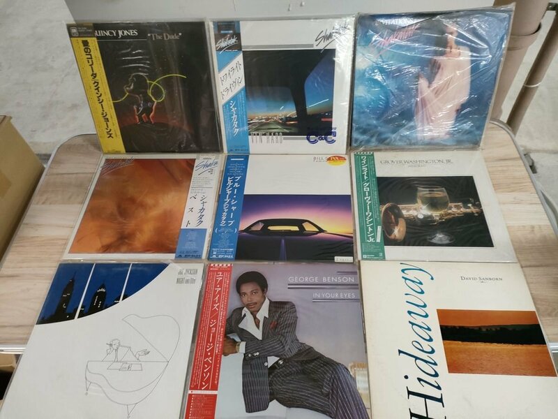 LP シャカタク JAZZ FUSION ジャズ フュージョン レコード まとめ 帯付含 9点セット [1098EK]